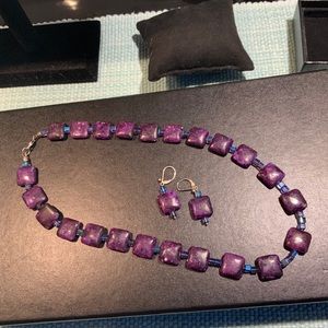 Sigitite semi precious stones with Swarovski